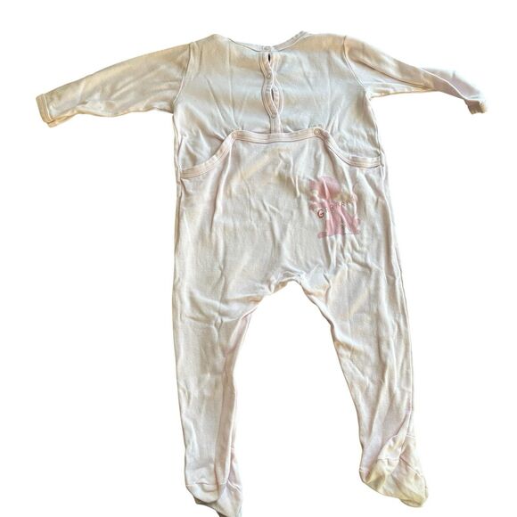 Petit Bateau Other - Petit Bateau Baby White Long Sleeve Bodysuit 18 Months‎ Cotton Circus Animals